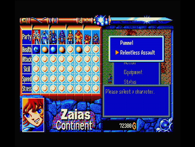 Uncompressed text in bigger window.